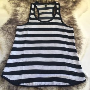 New! Banana Republic Navy/White Tank Top